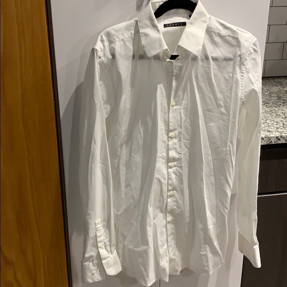Theory Men’s White Button Down